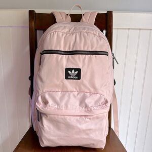 Adidas light pink backpack